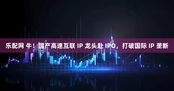 乐配网 牛！国产高速互联 IP 龙头赴 IPO，打破国际 IP 垄断